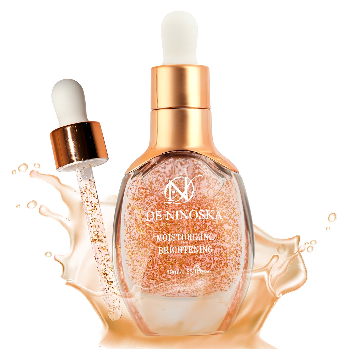 Serum For Face Vitamin C-Strawberry & Gold Flakes, 1.35 fl oz